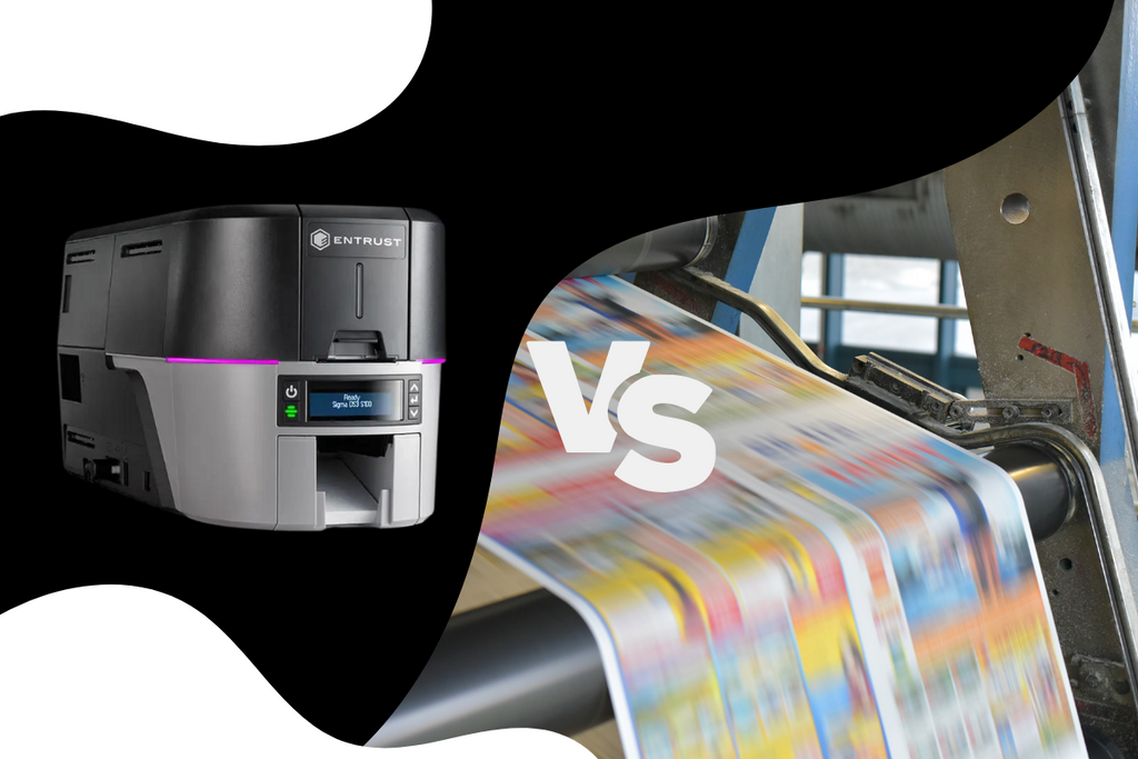 Understanding the Difference: Desktop card Printing vs. Factory Printing