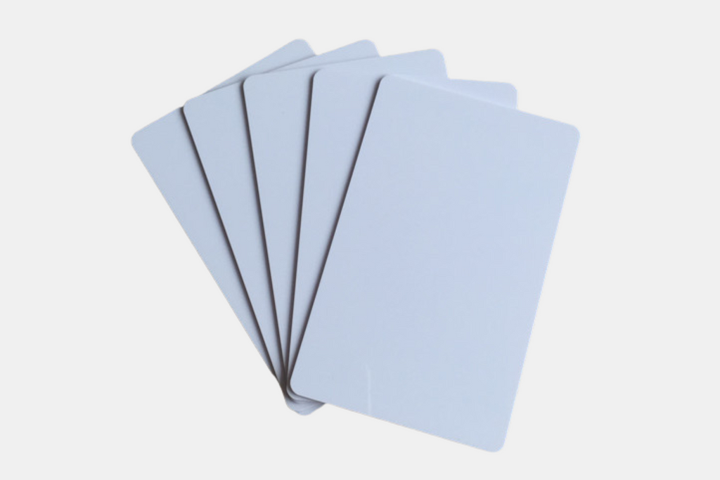 How are plastic cards made?