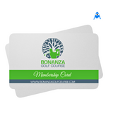 Golf club membership card