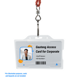 Twinprox frosted Corporate ID cardholder 