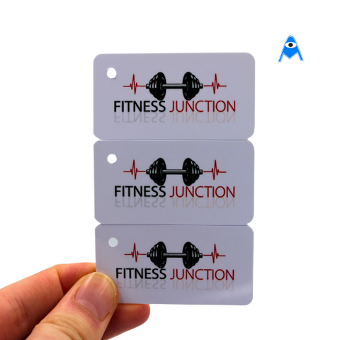 Gym key tag cards