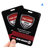 Custom sized car event card