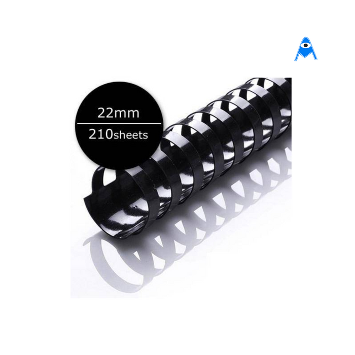 22mm black comb binding 