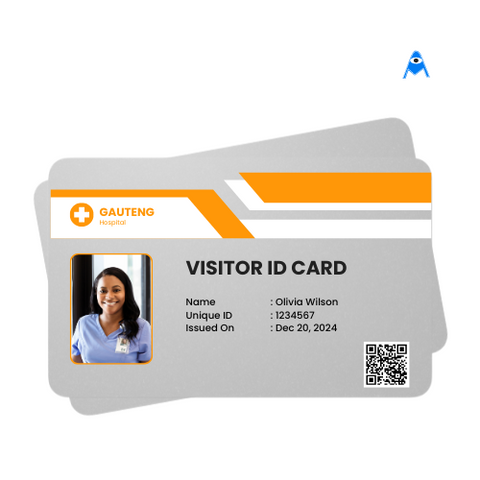 Visitor ID card