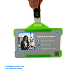 Example of green ID cardholder