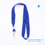 360 degree swivel clip with flat lanyard