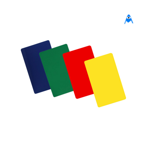 PVC coloured cards