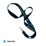 Branded printed lanyard with snap hook