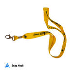 Branded printed lanyard sefac with snap hook