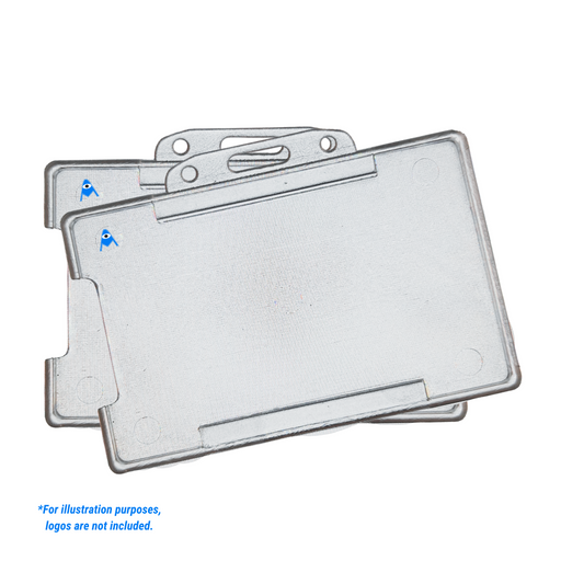 Two ridged clear cardholders