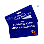 Luggage card with name 