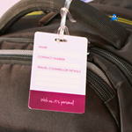 Luggage Tag on a Bag