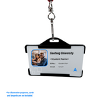 Black ID card holder