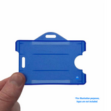 Classic blue ID Card holder