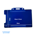 Modular blue ID cardholder size