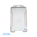 Portrait clear access card holder