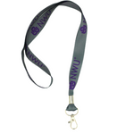 Snap hook clip branded lanyard