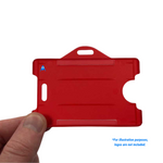 Red ID card holder EC0015