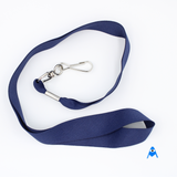 Dfferent angel of navy lanyard