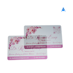 Frosted business plastic card