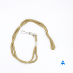 Gold Cord Lanyard with Swivel Clip