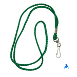 Green Cord Lanyard with Swivel Clip