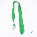 Light green flat lanyard