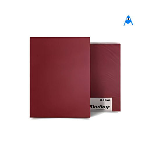 Linen burgundy backs A4