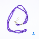 Looped purple cord with swivel clip