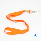 Orange lanyard with swivel clip