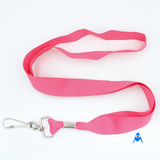 Pink lanyard with swvel clip