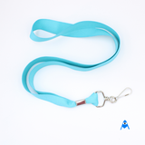 Polar blue lanyard swivel clip