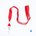 Red lanyard with swivel clip