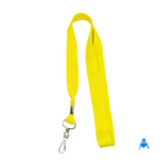 Yellow lanyard