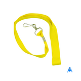 Yellow petersham lanyard